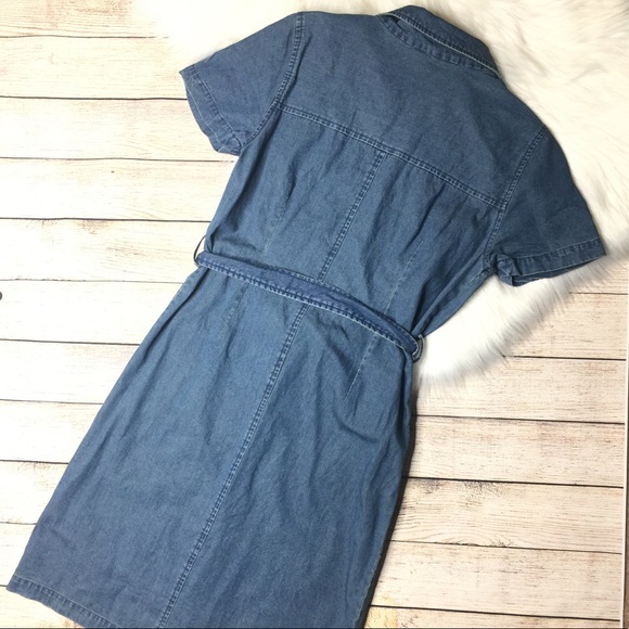 Mo:vint denim shirt dress - Picture 4 of 4